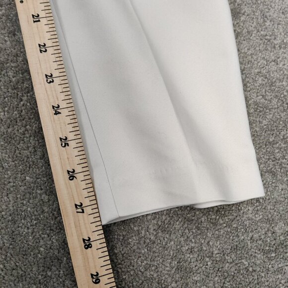 H&M Women's Trousers in Off White Size 10 Academia Career Office Business Casual - Picture 9 of 10